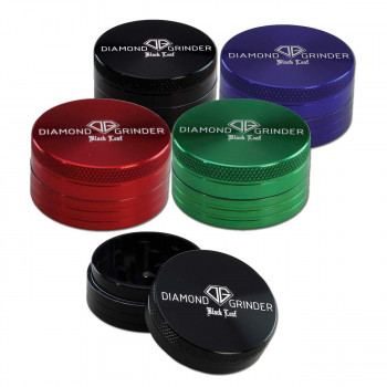 Black Leaf Diamond Aluminium Grinder 2-tlg ø 40mm