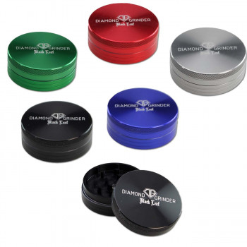 Black Leaf Diamond Aluminium Grinder 2-tlg ø 56mm