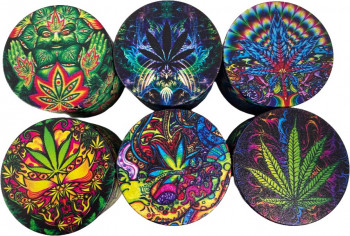 PSY Weed Leaf Grinder 4tlg 49mm