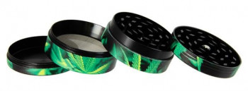 Green Leaves Grinder 4tlg 50mm