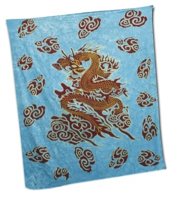 Batiktuch Drache