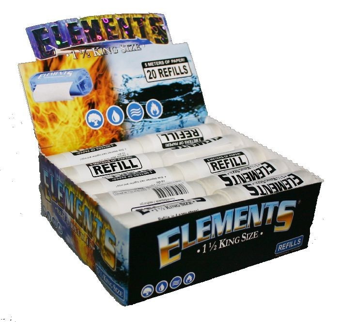 Elements King Size Papers Refills Box