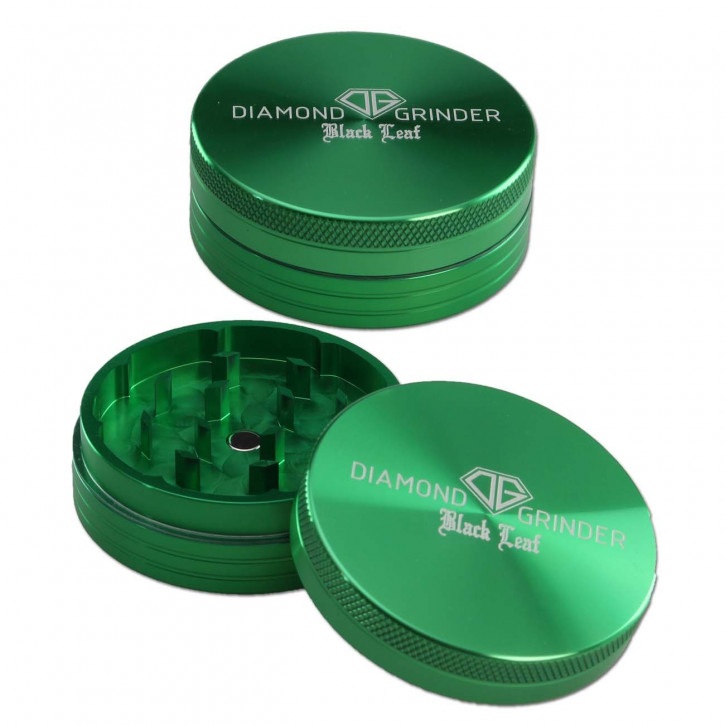 Black Leaf Diamond Aluminium Grinder 2-tlg ø 56mm