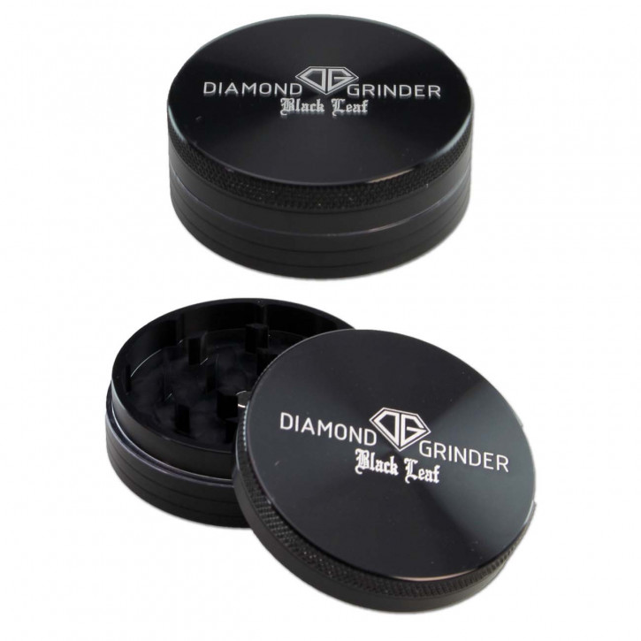 Black Leaf Diamond Aluminium Grinder 2-tlg ø 56mm