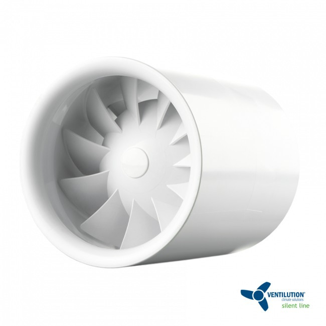 Ventilution Silent Line Axial 125 Rohrventilator 197m3/h