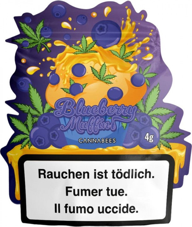 Cannabees Blueberry Muffin Hanfblüten Tabakersatz