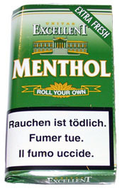 Excellent Menthol Tabak 40g