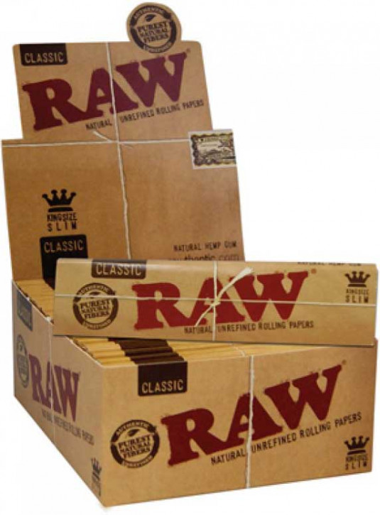 Raw Natural KingSize Slim Papers