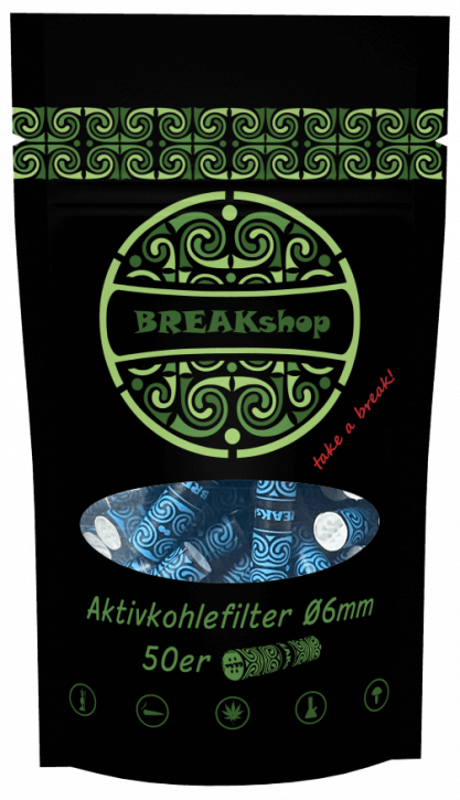 BREAKshop Aktivkohlefilter 6mm 50 Stk.